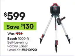 Lowe's 1000-ft Self-Leveling Rotary Laser Level Kit offer