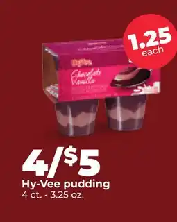 Hy-Vee Hy-Vee pudding offer