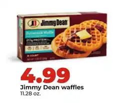 Hy-Vee Jimmy Dean waffles offer