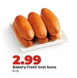 Hy-Vee Bakery-fresh brat buns offer