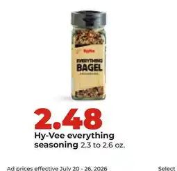 Hy-Vee Hy-Vee everything seasoning offer