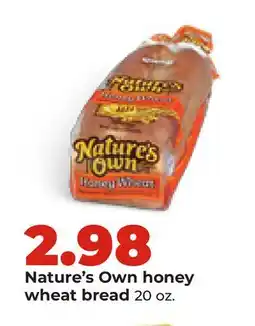 Hy-Vee Nature's Own honey wheat bread offer