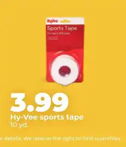 Hy-Vee Hy-Vee sports tape offer