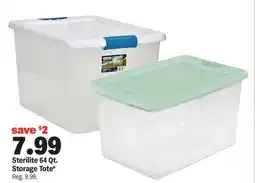 Meijer Sterilite 64 Qt. Storage Tote offer