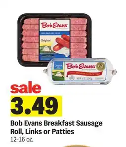 Meijer Bob Evans Breakfast Sausage Roll, Links or Patties offer