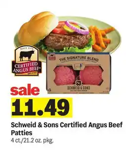 Meijer Schweid & Sons Certified Angus Beef Patties offer