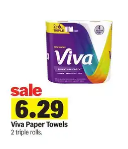 Meijer Viva Paper Towels offer