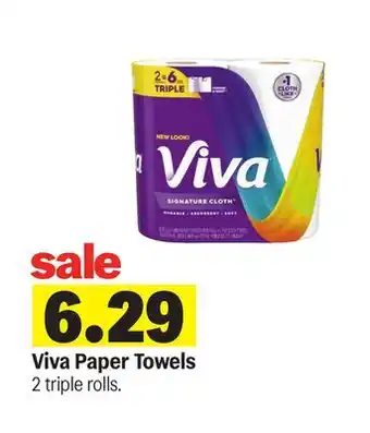 Meijer Viva Paper Towels offer