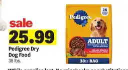 Meijer Pedigree Dry Dog Food offer