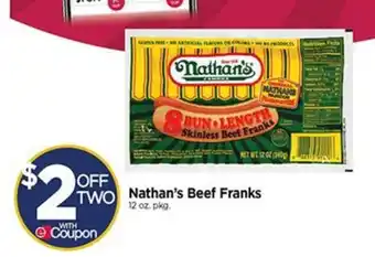 Nathan's beef franks