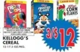 Compare Foods Kellogg's cereal offer