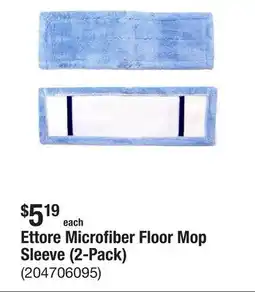 The Home Depot Ettore Microfiber Floor Mop Sleeve (2-Pack) offer
