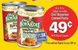 IGA Chef Boyardee canned pasta offer