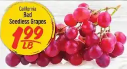 IGA California red seedless grapes offer