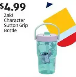 Aldi Zak! Character Sutton Grip Bottle offer