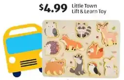 Aldi Little Town Lift & Learn Toy offer