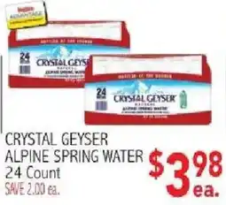 Ingles Markets Crystal Geyser Alpine Spring Water offer