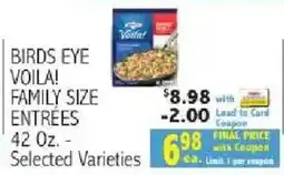 Ingles Markets Birds Eye Voila! Family Size Entrees offer
