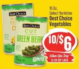 IGA Best Choice Vegetables offer