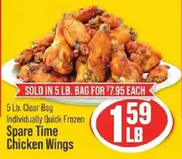 IGA Spare Time Chicken Wings offer