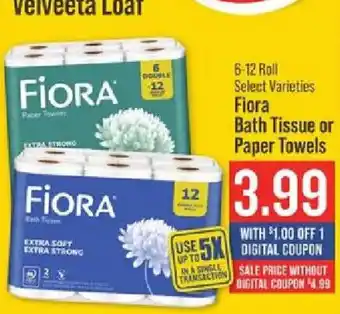 IGA Fiора Bath Tissue or Paper Towels offer