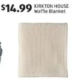 Aldi Kirkton House Waffle Blanket offer