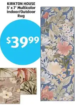 Aldi Kirkton House Indoor/Outdoor Rug offer