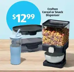 Aldi Crofton Cereal or Snack Dispenser offer