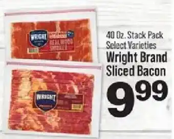 IGA Wright Brand Sliced Bacon offer