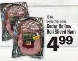 IGA Cedar Hollow Deli Sliced Ham offer