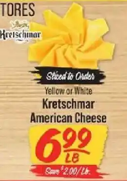 IGA Kretschmar American Cheese offer