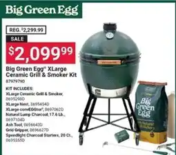 Ace Hardware Big Green Egg XLarge Ceramic Grill & Smoker Kit offer