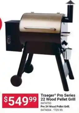 Ace Hardware Traeger Pro Series 22 Wood Pellet Grill offer