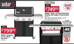 Ace Hardware Weber Genesis E-315 Black Gas Grill offer