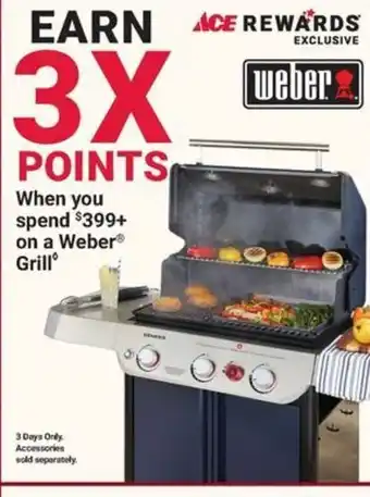Ace Hardware Weber Grill offer