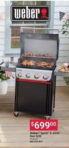 Ace Hardware Weber Spirit E-425C Gas Grill offer