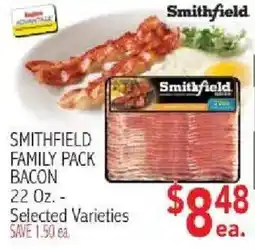 Ingles Markets Smithfield family pack bacon offer