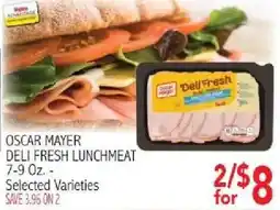 Ingles Markets Oscar Mayer Deli Fresh Lunchmeat offer