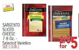Ingles Markets Sargento sliced cheese offer
