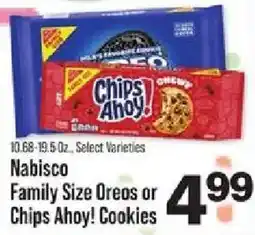 IGA Nabisco Family Size Oreo or Chips Ahoy! Cookies offer