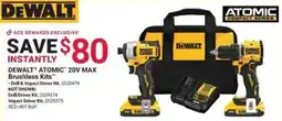 Ace Hardware DeWalt Atomic 20v Max Brushless Kits offer