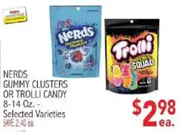 Ingles Markets Nerds gummy clusters or trolli candy offer
