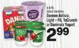 IGA Dannon Activia, Light + Fit, YoCrunch or Danimals Yogurt offer
