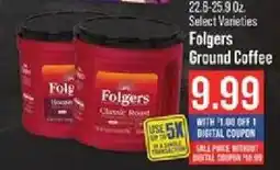 IGA Folgers ground coffee offer