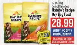 IGA Nature's Recipe Dry Dog Food offer