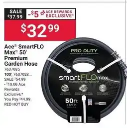 Ace Hardware Ace smartflo max 50' premium garden hose offer