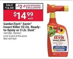 Ace Hardware Gardentech sevin insect killer offer