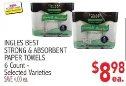 Ingles Markets Ingles Best strong & absorbent paper towels offer