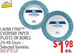 Ingles Markets Laura Lynn Everyday Paper Plates or Bowls offer