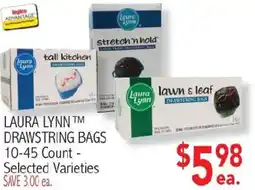 Ingles Markets Laura Lynn drawstring bags offer